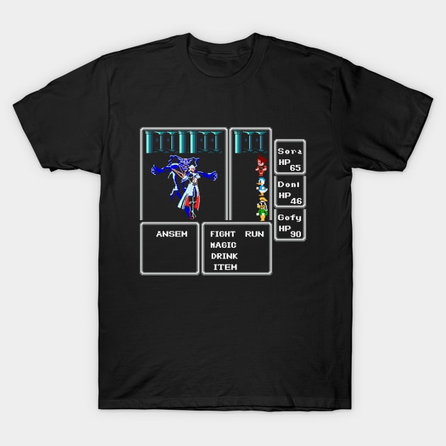 8 Bit Hearts T-Shirt by Sunshone1